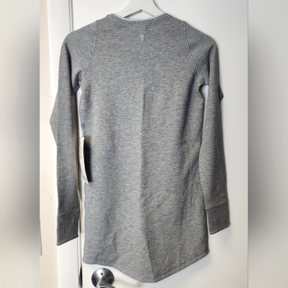 Ivivva By Lululemon Play N' Réversible Dress In Heather Gray Black Blue Size 12 - Picture 3 of 16